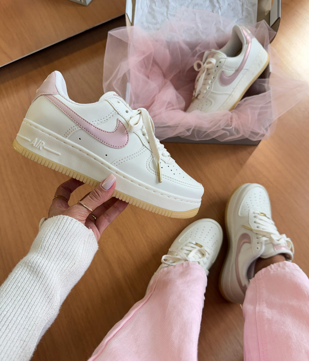 Nike Air Force 1 – White & Pink Glow