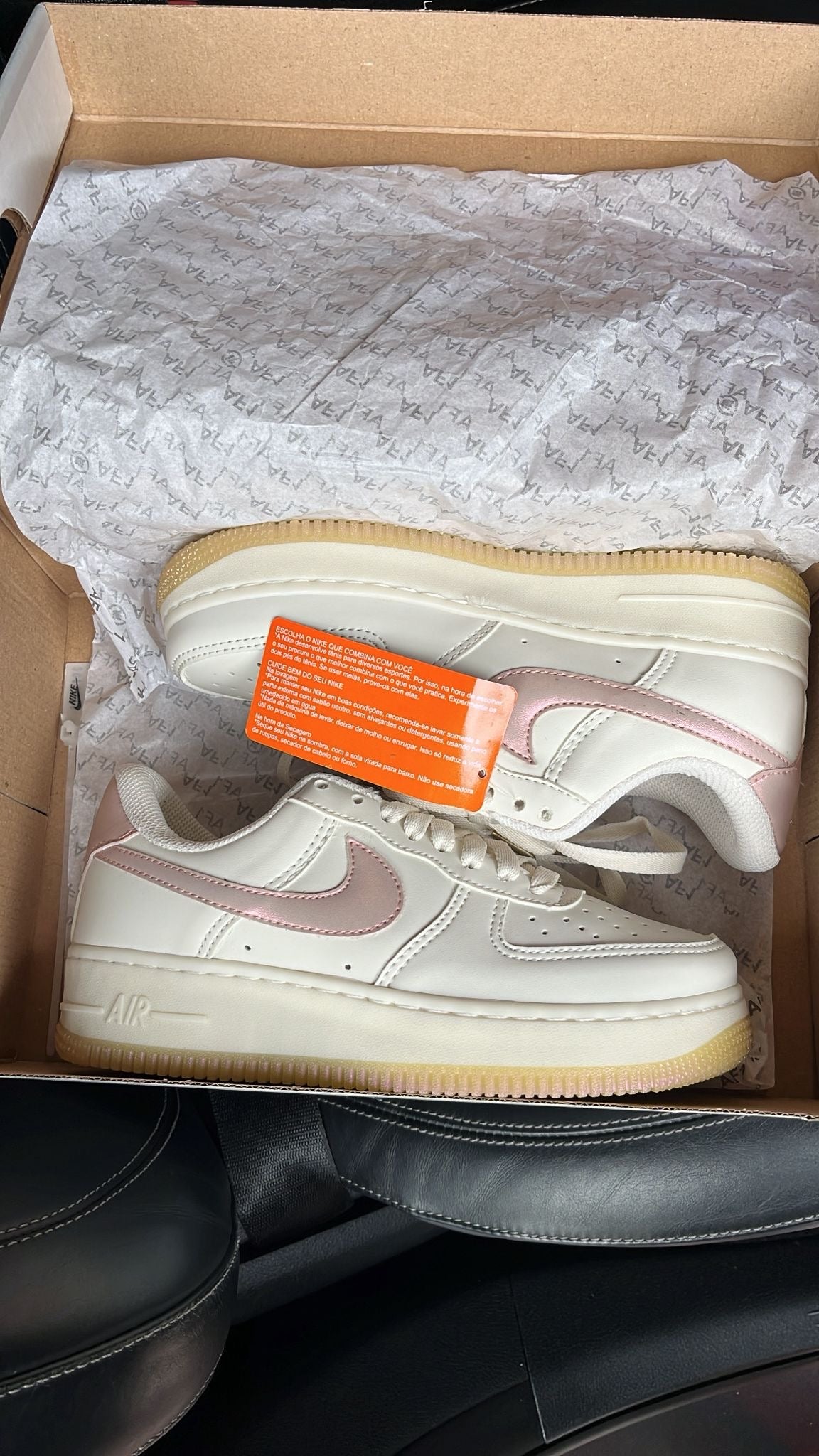 Nike Air Force 1 – White & Pink Glow
