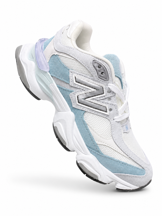 New Balance 9060 - Blanco - Turquesa