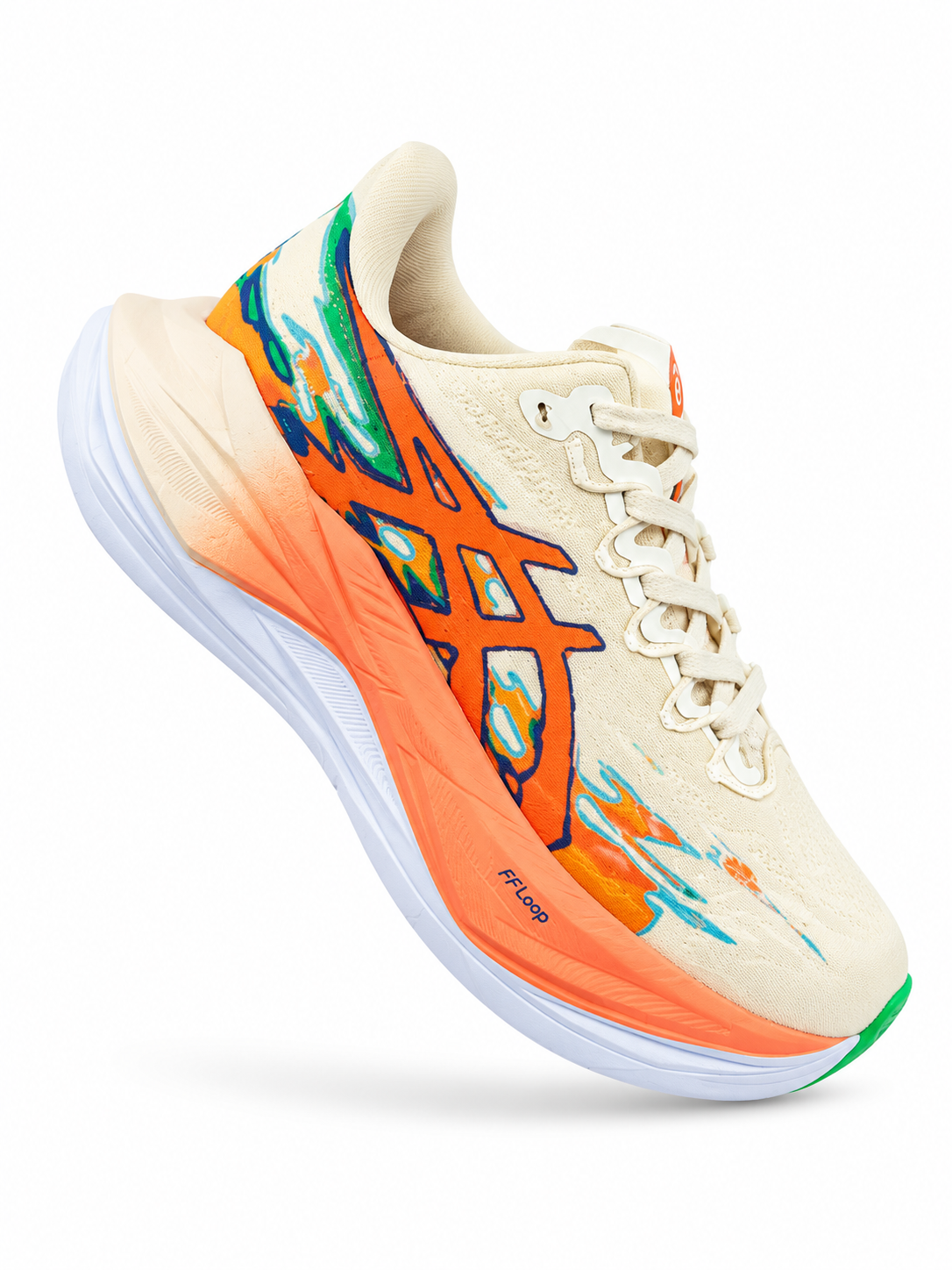 Asics Superblast 3 - Blanco - Naranja