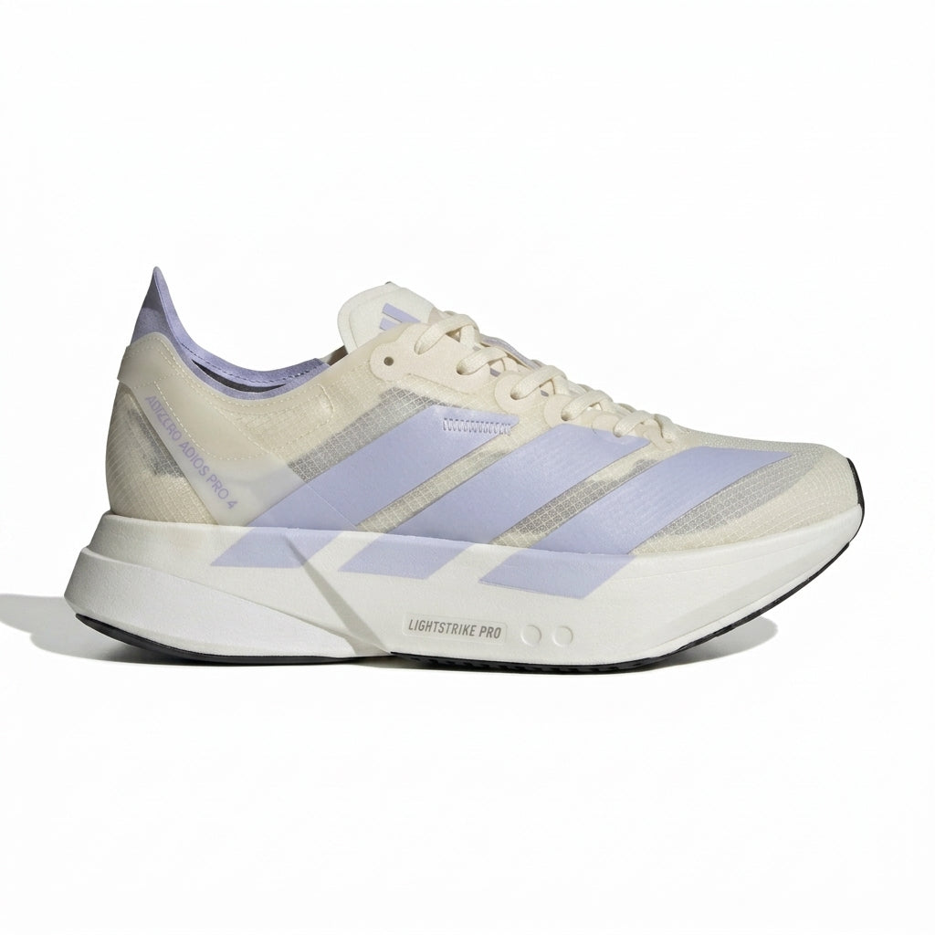 Adidas Adizero Adios Pro 4 - Crema - Lila Pastel