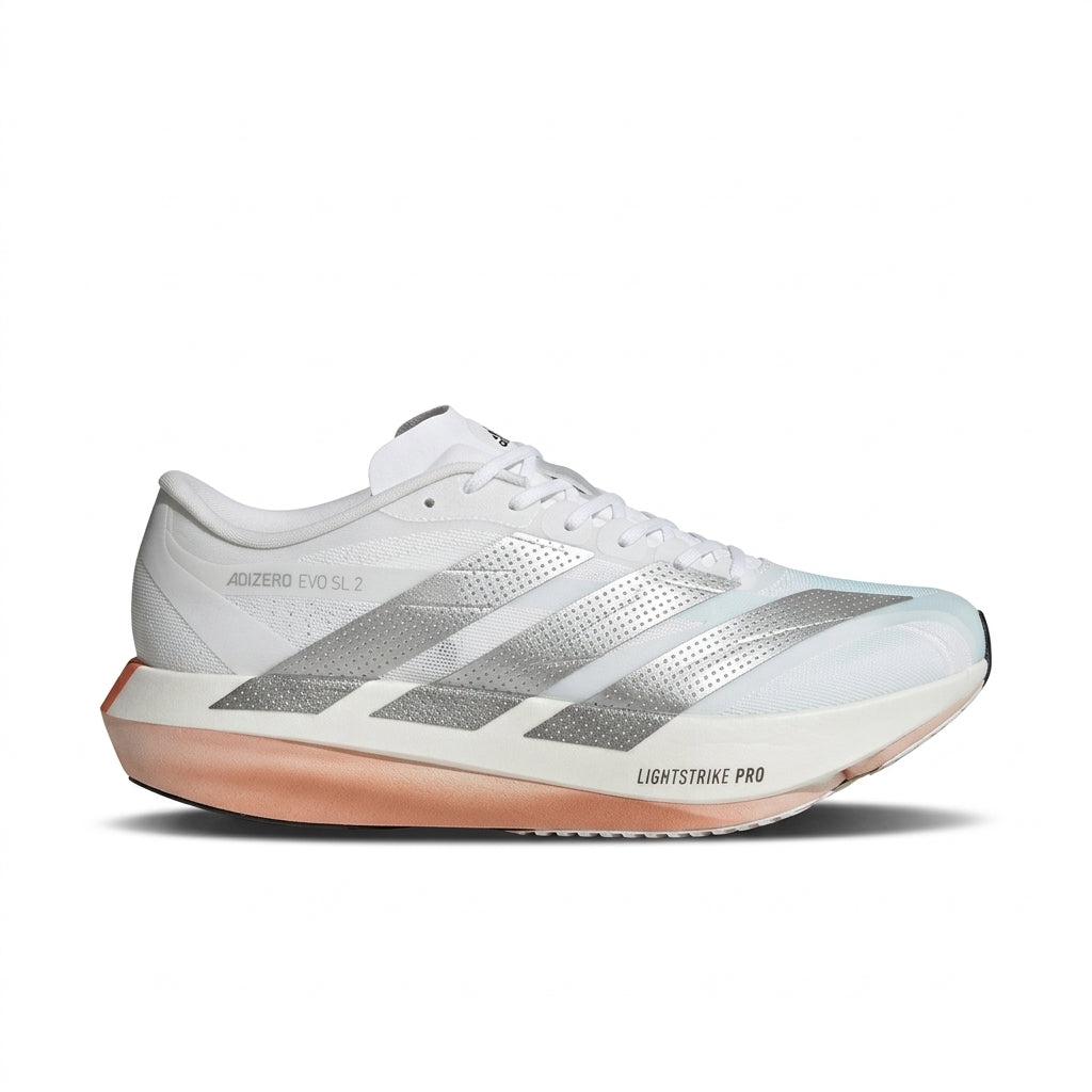Adidas Adizero Evo SL 2 - Blancas-Gris