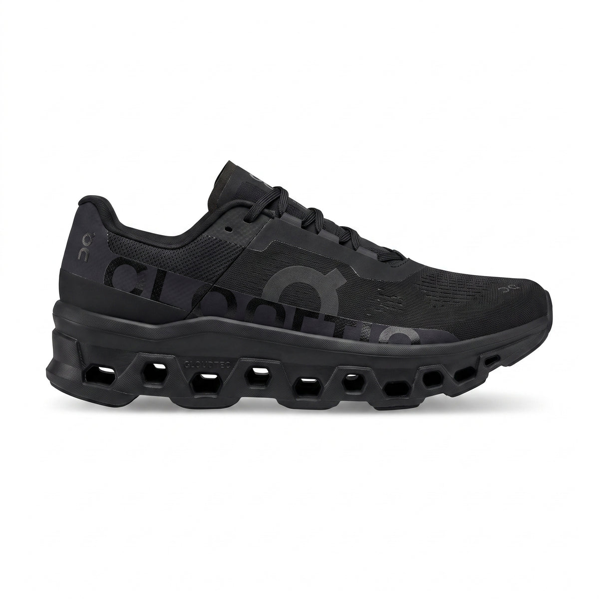 On Cloudmonster - Total Black