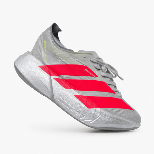 Adidas Adizero Adios Pro 4 - Plateado - Rojo