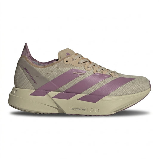 Adidas Adizero Adios Pro 4 - Beige/arena - Violeta