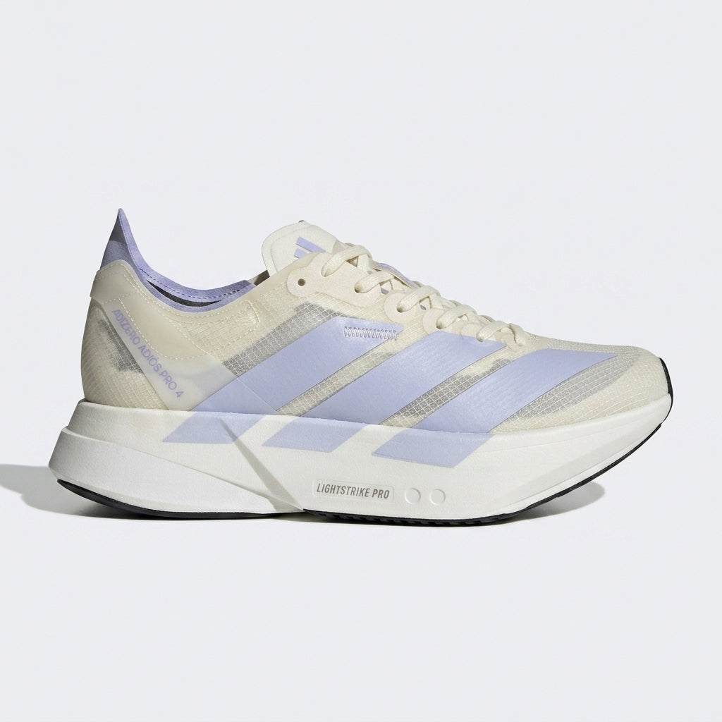Adidas Adizero Adios Pro 4 - Crema - Lila Pastel