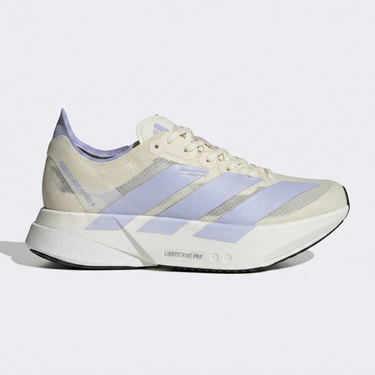 Adidas Adizero Adios Pro 4 - Crema - Lila Pastel