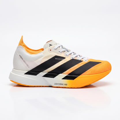 Adidas Adizero Adios Pro 4 - Blanco/Naranja - Negro