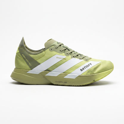 Adidas Adizero Adios Pro 4 - Verde Oliva/Verde Claro - Gris