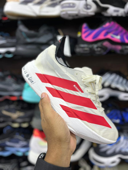 Adidas Adizero Adios Pro 4 - Blanco - Rojo
