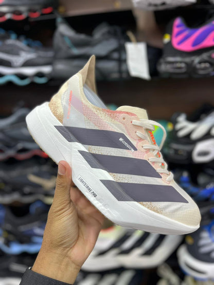 Adidas Adizero Adios Pro 4 - Salmón - Gris