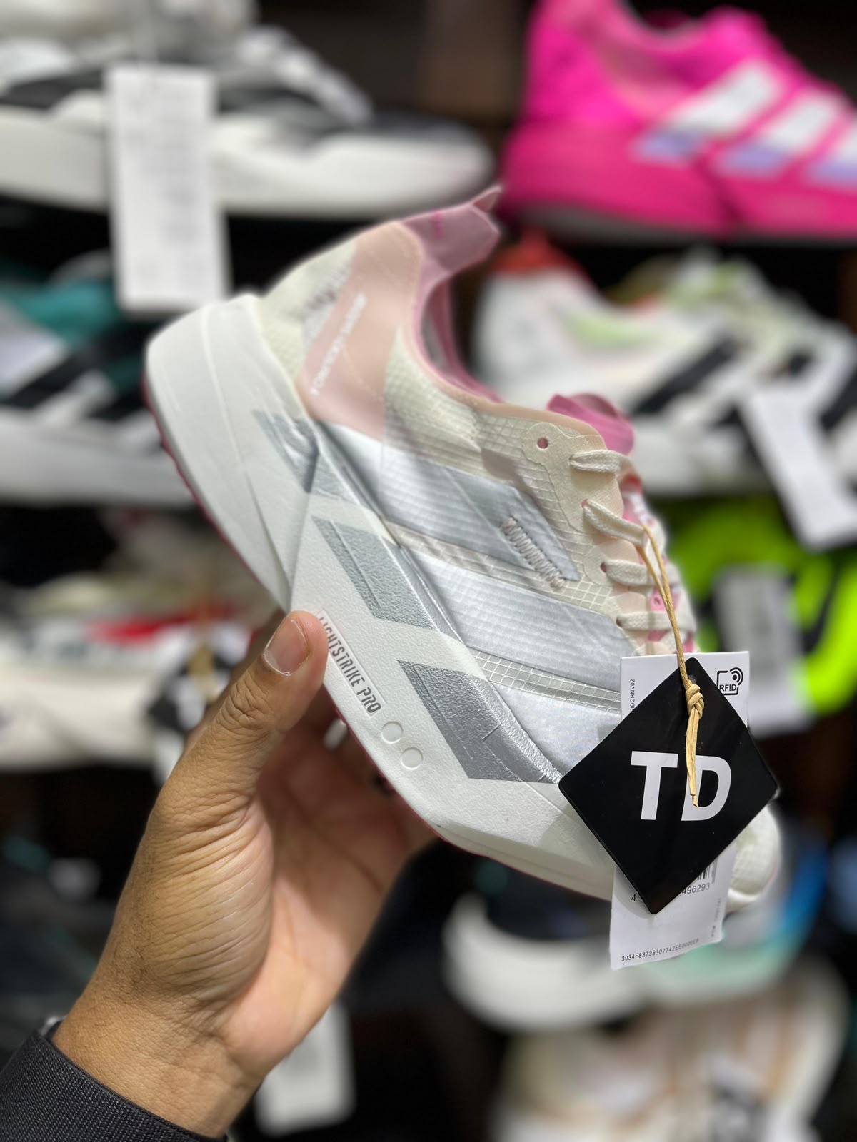 Adidas Adizero Adios Pro 4 - Rosa Tokio - Plateado