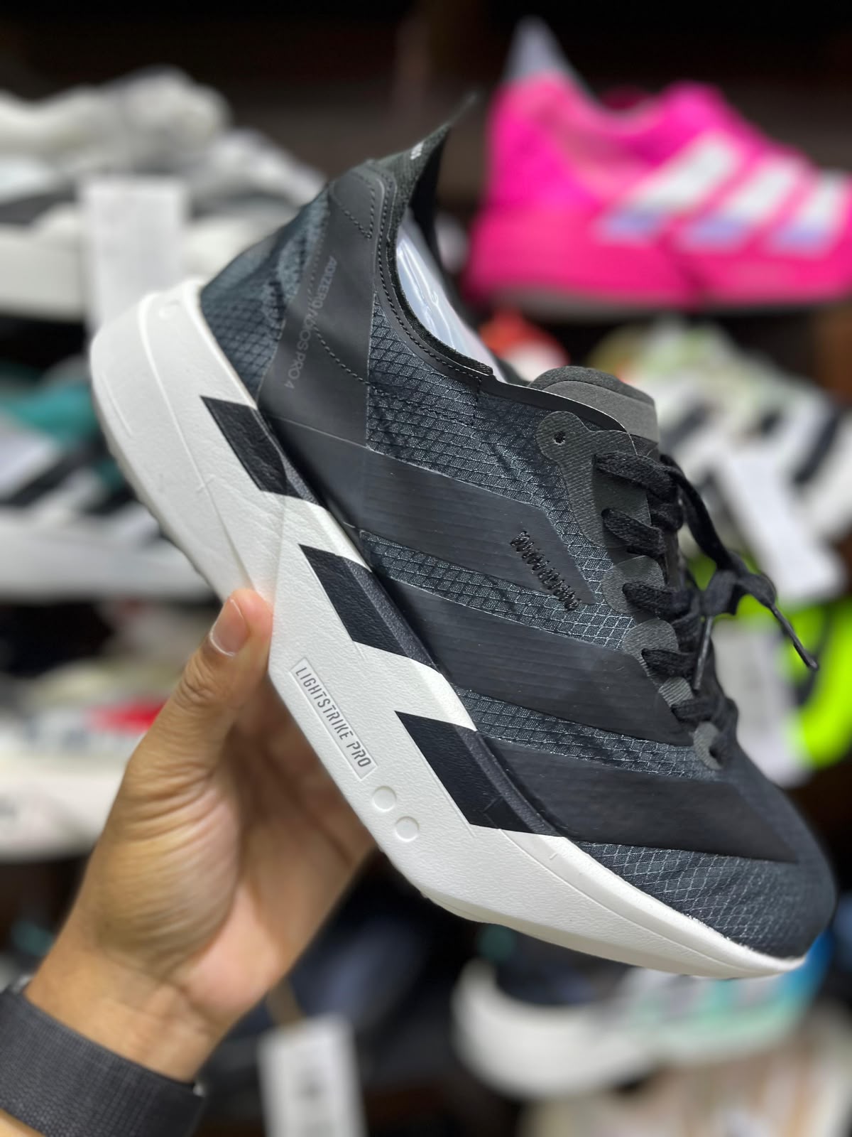Adidas Adizero Adios Pro 4 - Negro - Blanco