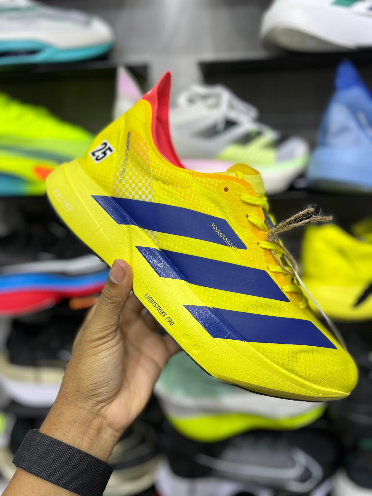 Adidas Adizero Adios Pro 4 - Amarillo - Azul
