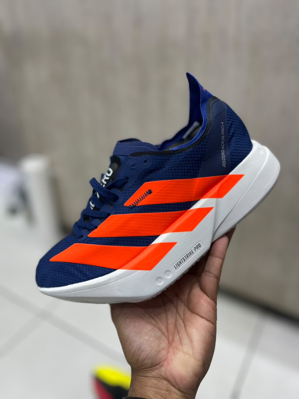 Adidas Adizero Adios Pro 4 - Azul - Naranja
