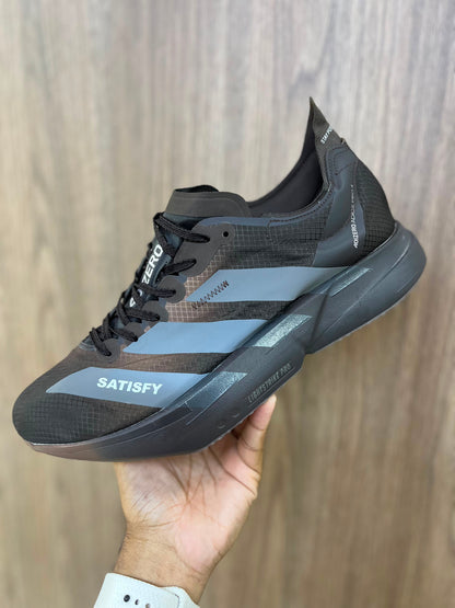 Adidas Adizero Adios Pro 4 - Negro/Marrón - Celeste