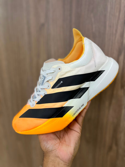 Adidas Adizero Adios Pro 4 - Blanco/Naranja - Negro