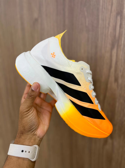 Adidas Adizero Adios Pro 4 - Blanco/Naranja - Negro