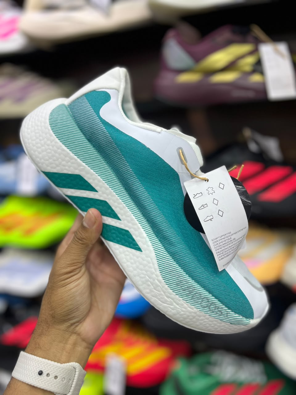 Hyperboost - Blanco - Turquesa