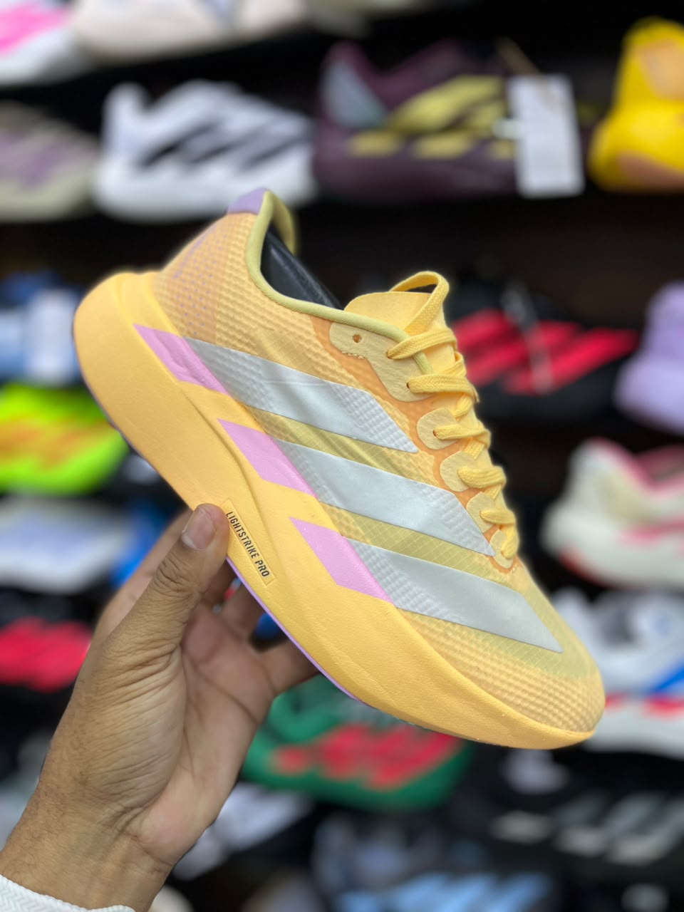 Adidas Evo SL - Amarillo - Gris/Lila