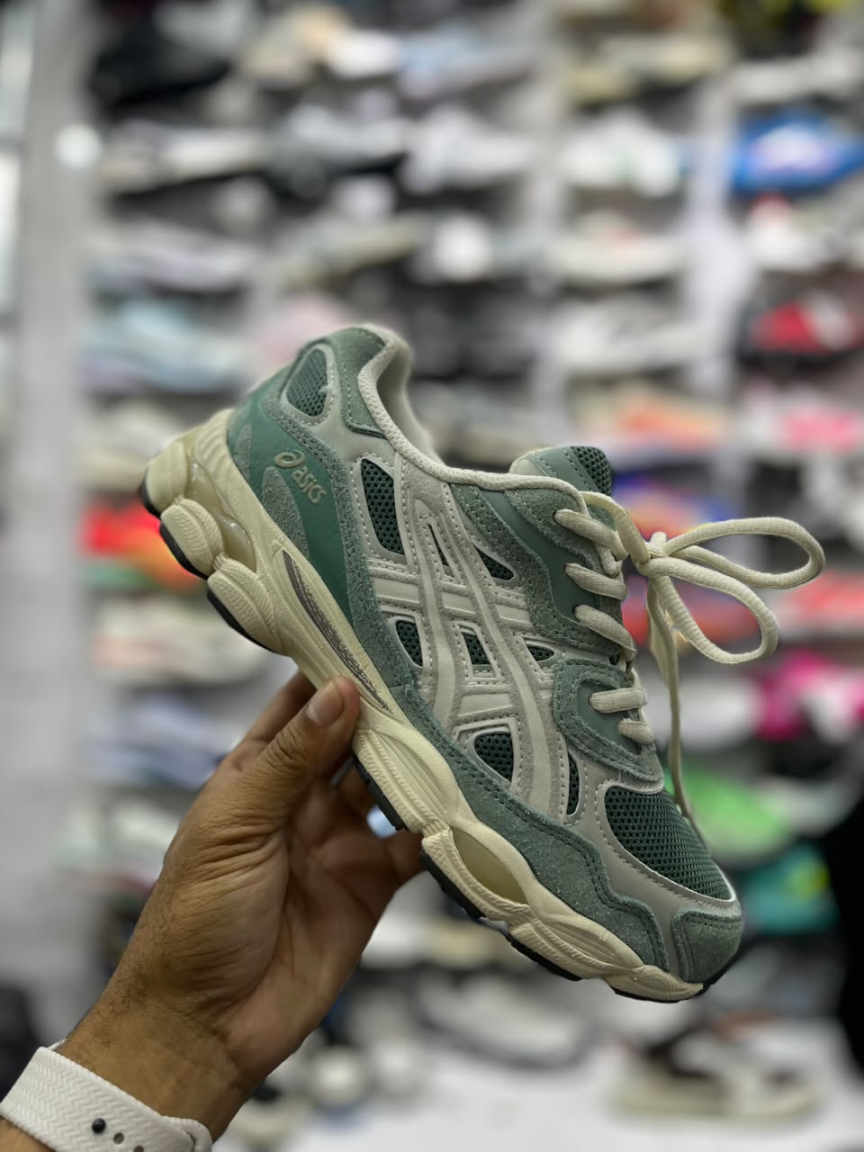 Asics GEL-NYC - Verde Ivy - Gris Humo