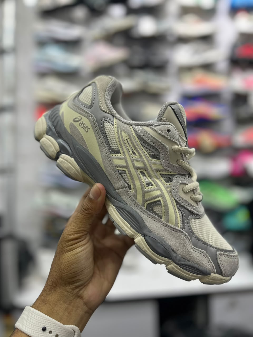 Asics GEL-NYC - Cream - Gris Ostra