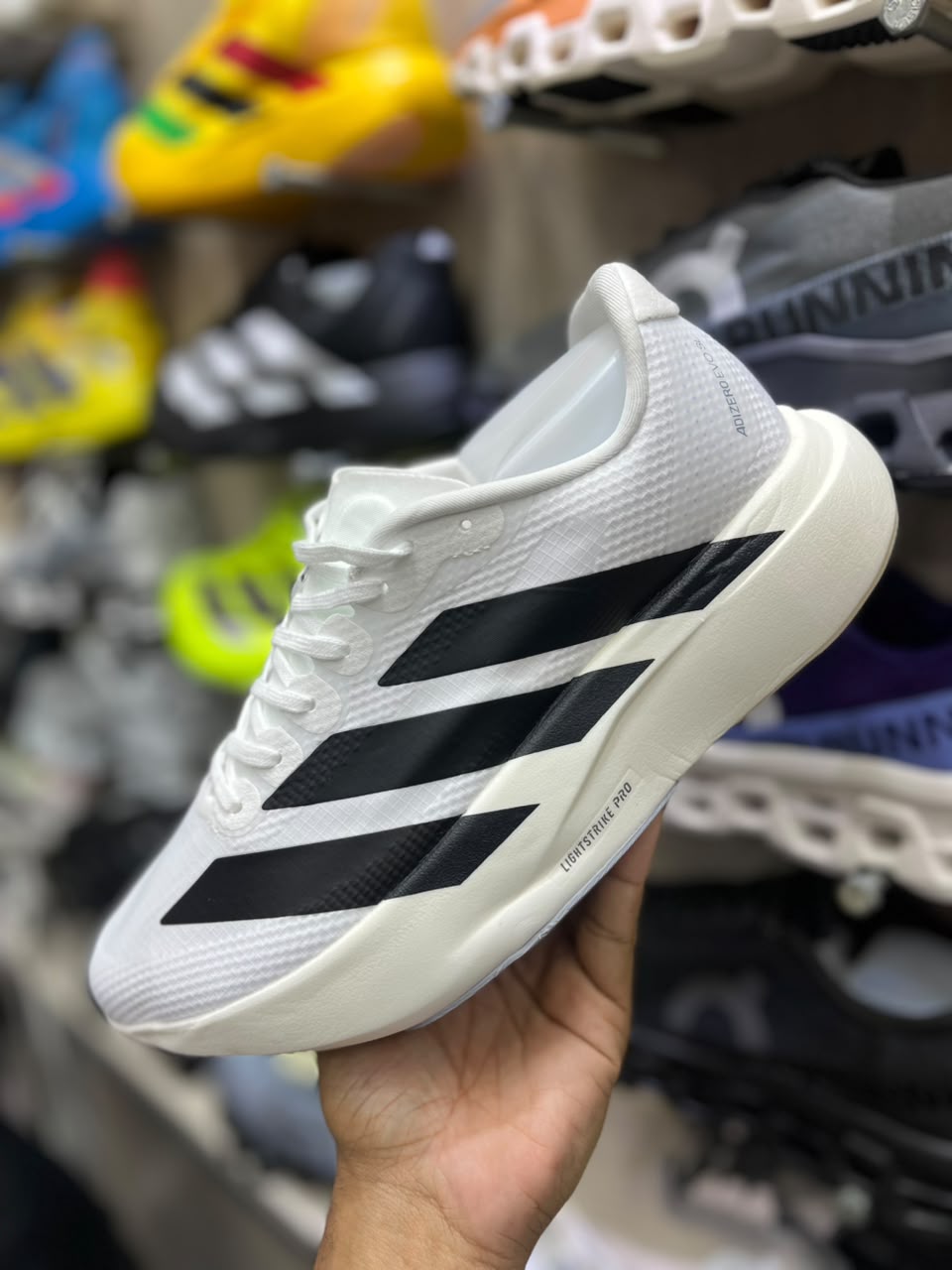 Adidas Adizero Evo SL Blanco y Negro