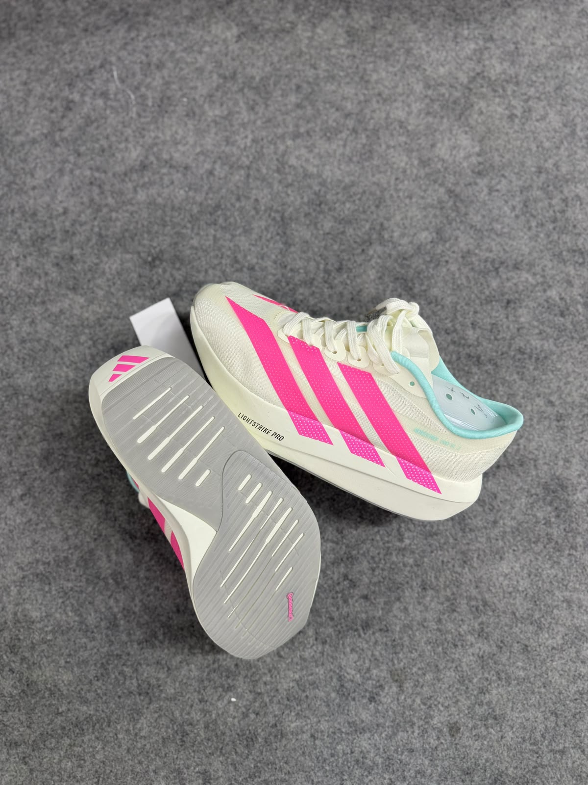Adidas Adizero Evo SL 2 - Blanco - Rosa
