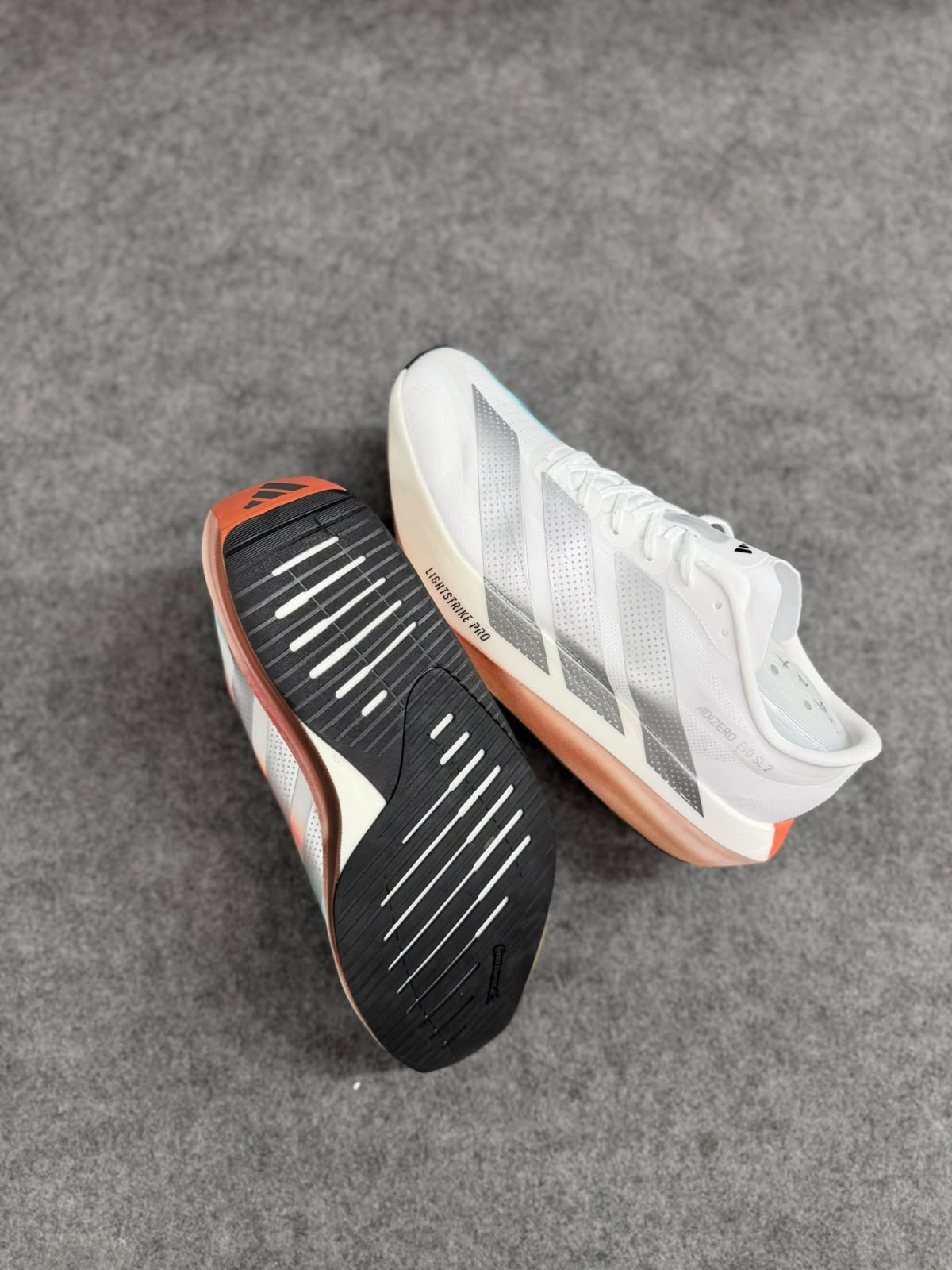 Adidas Adizero Evo SL 2 - Blancas-Gris