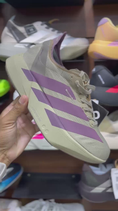 Adidas Adizero Adios Pro 4 - Beige/arena - Violeta